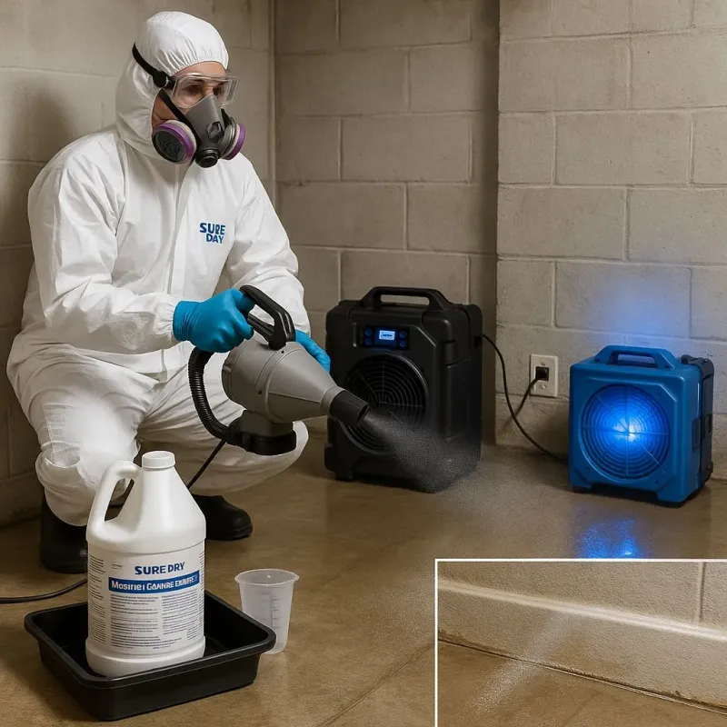 Sanitization and Odor Removal process in Williamson County, TX